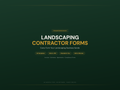Landscaping Contractor Forms — product overview title card