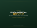 HVAC Contractor Complete Kit — product overview title card