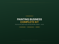 Painting Business Complete Kit — product overview title card