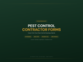 Pest Control Contractor Forms — product overview title card