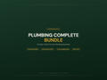 Plumbing Business Bundle — product overview title card