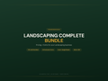 Landscaping Business Bundle — product overview title card