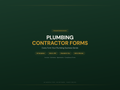 Plumbing Contractor Forms — product overview title card