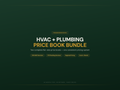 HVAC + Plumbing Price Book Bundle — product overview title card