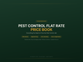 Pest Control Flat Rate Price Book — product overview title card