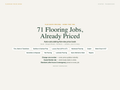 Flooring Installation Flat Rate Price Book — product overview title card
