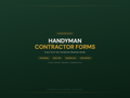 Handyman Contractor Forms — product overview title card