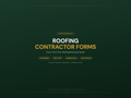 Roofing Contractor Forms — product overview title card
