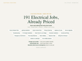 Electrical Flat Rate Price Book — product overview title card